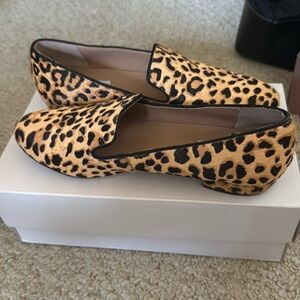 New Steve Madden real cow hair upper leather loafers size 8